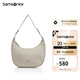 新秀麗（Samsonite）時(shí)尚出街女士斜挎包手提包輕盈包包女包NT1 米色送女友禮物