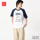 優(yōu)衣庫男裝/男女同款UT PEANUTS印花短袖T恤史努比477815 69 藏青色 M /170/92A