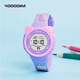 四萬(wàn)公里電子手表女學(xué)生防水兒童電子表小學(xué)生初中生兒童手表卡通印花女孩