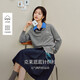 茵曼MIU系刺繡針織開(kāi)衫2025秋季女裝新款百搭毛衣外套 灰色 M