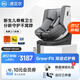 虎貝爾（HBR）E360pro兒童安全座椅嬰兒0-12歲寶寶車(chē)載i-Size認證 棋盤(pán)格灰