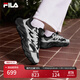 FILA 斐樂(lè )官方女鞋老爹鞋運動(dòng)鞋2025秋季新款鞋子蕨草鞋2休閑鞋 黑/南極灰-BA 37.5