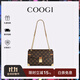 COOGI包包女款2025年輕奢品牌女士單肩斜挎包情人節生日禮物送女友老婆 咖啡色