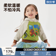 馬·拉?。∕.Latin）/童裝兒童衛(wèi)衣年秋裝新款男女童小童印花連帽口袋衛(wèi)衣 牛油果綠 110cm