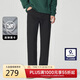 卡賓彈力萊卡牛仔褲24秋直筒褲長(cháng)褲休閑J 煤黑色01 30 