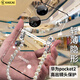 凱彩【手鏈可拆卸】適用華為pocket2手機殼優(yōu)享版透明女士手提掛繩手鏈藝術(shù)定制版折疊屏防摔保護套