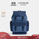 蔻馳（COACH）奧萊男士SPRINT雙肩包背包大容量戶(hù)外旅行 QB/丹寧藍色/深藍色