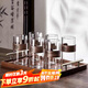 青蘋(píng)果新中式防燙玻璃杯 家用耐高溫水杯客廳待客茶杯喝水杯子6只