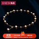 海蒂 4-7mm混彩色滿(mǎn)天星淡水珍珠項鏈女送女友禮物S925銀附證書(shū)