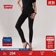 Levi's李維斯女士721緊身高腰休閑簡(jiǎn)約修身顯瘦肯豆風(fēng)牛仔長(cháng)褲 黑色 26 (28)