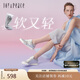真美詩(shī)董潔同款月光飛行秋季羊皮銀色德訓鞋女 銀色 38 