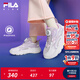 FILA斐樂(lè )兒童跑步鞋2025年秋季新款男女童小童旋鈕扣運動(dòng)鞋子火星 蘭絮紫/斐樂(lè )白-OW 32
