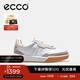 愛(ài)步（ECCO）休閑鞋女鞋 2025流行百搭球鞋平底板鞋 街頭球鞋272813 巖石灰/白色/灰白色/石灰色 37