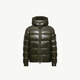 Moncler盟可睞Moncler Maya男士連帽短款羽絨夾克外套- 橄欖綠 L (3)