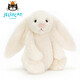 Jellycat吉利貓巴塞羅熊毛絨玩偶安撫玩偶可愛(ài)娃娃公仔兒童玩具禮物送小孩 白色 邦尼兔36cm