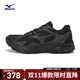 美津濃（MIZUNO）男女跑步運動鞋緩震透氣網(wǎng)面拼接反光標識都市跑鞋 RACER S 1.0