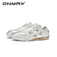 ON MAX四葉草系列新款銀色德訓鞋運動(dòng)百搭網(wǎng)面一腳蹬休閑鞋春夏男女同款 銀色 （下單贈增高鞋墊） 37 （235mm）