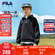 FILA斐樂(lè )兒童童裝加絨衛衣2025年冬季新款男童女童套頭翻領(lǐng)上衣