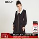 ONLY氣質(zhì)百搭小黑裙收腰短款連衣裙女|123107036 H1Z 黑色 S (160) 80A