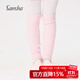 三沙護腿芭蕾舞針織襪子兒童腿襪套89AG0001淺粉S-M