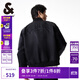 杰克·瓊斯（JACK&JONES）25年男裝秋季外套男士棒球領(lǐng)寬松休閑重磅刺繡夾克外套飛行員夾克 黑色E41 M (175)