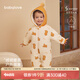 babylove嬰兒連體衣冬季寶寶棉服加厚夾棉哈衣連帽外出服保暖衣服 淘氣WooWoo 66cm