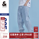 杰克·瓊斯（JACK&JONES）25年男裝秋季潮流寬松直筒錐腿涼感潮牌牛仔褲休閑褲子九分男褲 E40淺牛仔藍(lán) 905錐形 31 175 W31