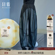 日著(zhù)趣月亮燈籠休閑褲2025夏季新款設計感慵懶風(fēng)闊腿顯瘦長(cháng)褲女 靜夜黑 M