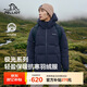 伯希和（Pelliot）[極光pro]羽絨服男女戶(hù)外冬季保暖防風(fēng)登山夾克外套114408279藍L