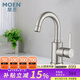 摩恩（MOEN） 蘭馨單孔單把手臉盆龍頭 面盆水龍頭冷熱水洗臉臺盆龍頭銅龍頭91039【商場(chǎng)同款】 GN19121SRN防指紋