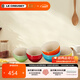 酷彩（Le Creuset）炻瓷米飯碗 湯碗 面碗 沙拉碗 家用碗套裝大碗彩虹系列漸變色 10cm韓式米飯碗5件套彩色