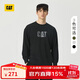 CAT卡特25秋新品男士基礎大LOGO基礎戶(hù)外休閑美式廓形圓領(lǐng)衛衣