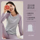 督型（DUXING）初中高中學(xué)生少女秋衣秋褲套裝青少年保暖內衣女大童純 紫灰色無(wú)圖案 2XL 建議105-125斤