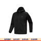 始祖鳥(niǎo)（ARC'TERYX）KYANITE Hoody 刺繡 Logo 純色休閑抓絨長(cháng)袖夾克 抓絨衫 男款 黑色/Black M