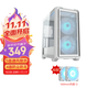 骨伽 小乘風(fēng)MX600 mini 臺式玻璃側透機箱 支持MATX主板360水冷/網(wǎng)孔面板 白