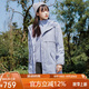 Jack Wolfskin狼爪沖鋒衣女秋冬保暖抓絨三合一夾克外套5322241 水藍色 M 