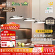 鹿家良品（LUUGAA）國王湖餐廳吊燈現(xiàn)代簡約餐廳燈吊燈輕奢高級感護眼餐桌燈中山燈具 【薦】護眼120cm無極光60W鉻色智能聯(lián)動