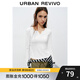 UR2025秋季新款女裝時(shí)尚休閑簡(jiǎn)約基礎修身T恤UYB450010 本白 M