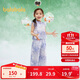巴拉巴拉童裝兒童短袖套裝女童2025夏裝兩件套國風(fēng)長(cháng)褲新中式208225119017