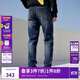 杰克·瓊斯（JACK&JONES）25年男裝潮流修身直筒彈力休閑百搭深色牛仔褲長(cháng)褲子男士四季男褲 深牛仔褲085 第一批 31 175 W31/L30