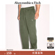 ABERCROMBIE & FITCH男裝24春秋經(jīng)典小麋鹿抓絨美式baggy風(fēng)運動(dòng)衛褲長(cháng)褲KI134-4099 綠色 M (180/80A)