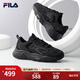 FILA【男女同款】斐樂(lè )情侶跑步鞋復古老爹鞋火星鞋潮流時(shí)尚舒適老爹鞋 男-黑-BK 40