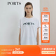 PORTS寶姿商場(chǎng)同款新品女裝簡(jiǎn)約百搭白色T恤上衣LL8N017FCC102 白色 L