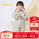 巴拉巴拉連體衣嬰兒秋冬裝外出加絨抱衣哈衣爬服2024保暖萌趣208424120001