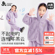 久歲伴100%羊羔絨兒童睡衣女童秋冬加厚加絨保暖防靜電可外穿家居服套裝