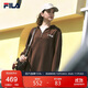 FILA斐樂(lè )官方女子連衣裙2025年秋季長(cháng)款連帽打底衛衣長(cháng)裙
