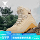 XGN小公牛戶(hù)外專(zhuān)業(yè)登山鞋女event防水透氣防滑耐磨徒步鞋情侶款晴嵐 晴嵐 沙色 36