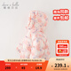 戴維貝拉（DAVE＆BELLA）兒童羽絨服女童上衣男童羽絨衣冬裝新款寶寶衣服保暖小童外套 小兔印花【現貨】DB4238127 100 cm（建議身高90-100cm）