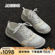 JASONWOOD品牌輕奢男鞋25年新款透氣網(wǎng)面德訓(xùn)鞋駕車鞋軟底百搭徒步鞋子男 白色【正品男鞋】 皮鞋碼 41 (255mm)