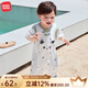 麥拉貝拉（MOLO BALO）中國風(fēng)嬰兒連體衣竹纖維哈衣春夏季竹棉透氣短袖男女寶寶爬服超萌 國風(fēng)熊貓短袖 80cm